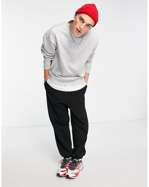 Collusion White Sweatshirt for men