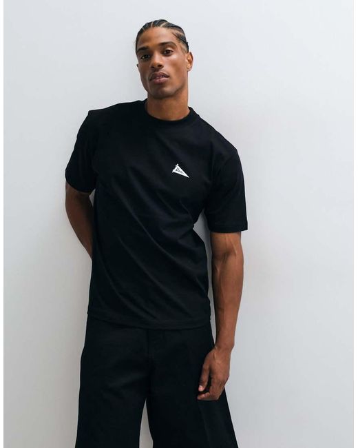 Parlez Blue T-Shirt With Graphic Back Print for men