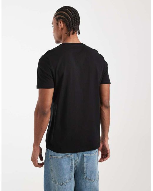 New Look Black Regular T-shirt for men