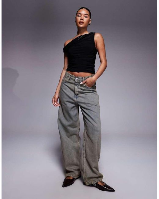 Missy Empire Black Double Layered Slinky Off Shoulder Top