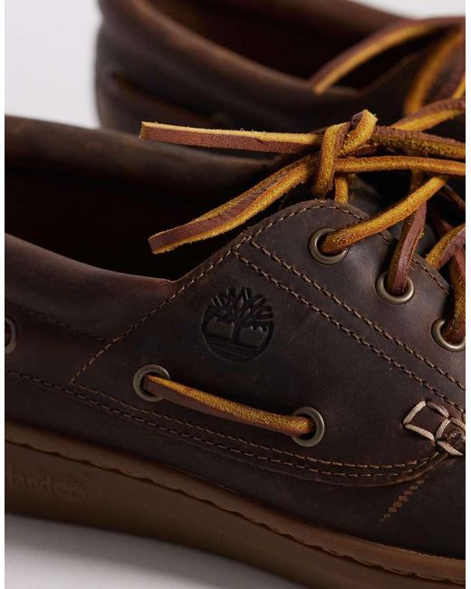 Timberland Brown Boat Shoe for men