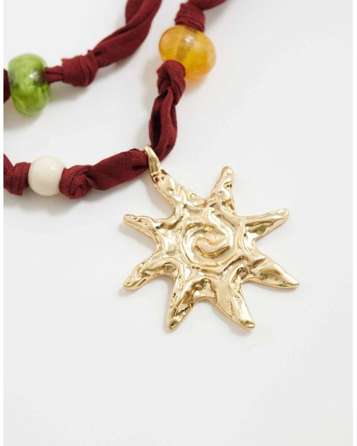 Collier d'été Mango en coloris White
