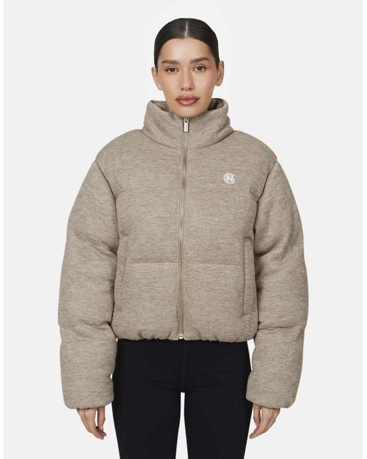 Good For Nothing Natural Knitted Padded Jacket