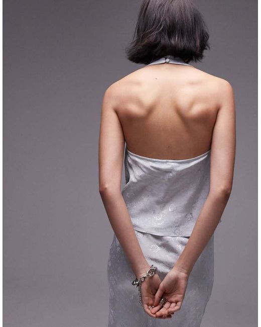 Top Ghiaccio di TOPSHOP in Blue