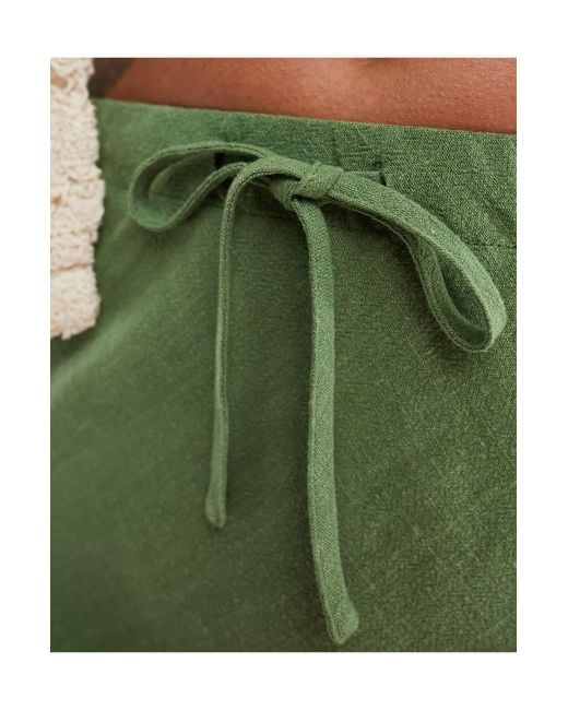 Falda larga ASOS de color Green