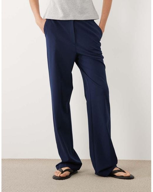 ASOS Blue Tall Tailored Slim Straight Pants