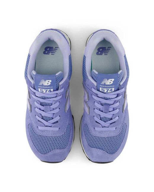 New Balance Blue 574 Trainers