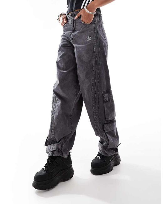 Adidas Originals Blue Adilenium Cargo Trousers