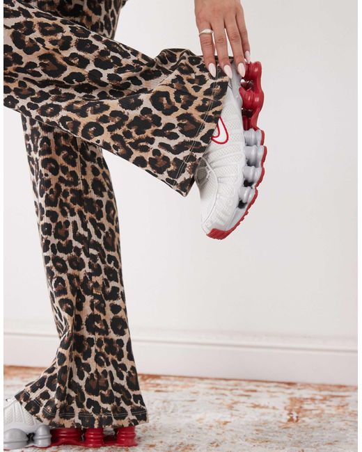 Noisy May Black Flare Ribbed Pants