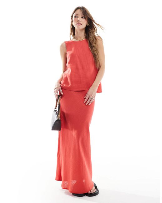 ASOS Red Singlet With Scoop Back