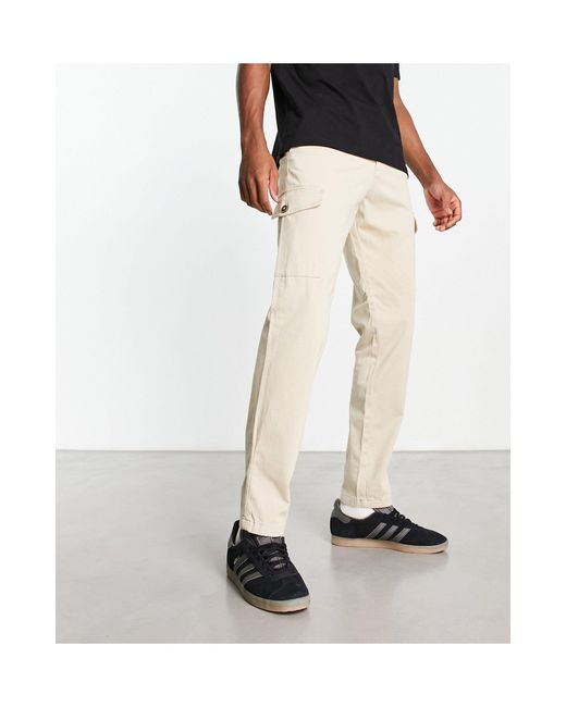 Intelligence - pantalon cargo coupe classique - beige Jack & Jones pour  homme en coloris Blanc | Lyst