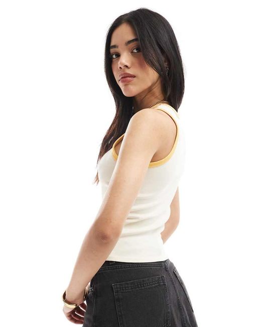 Cotton On Natural Peach High Neck Vest