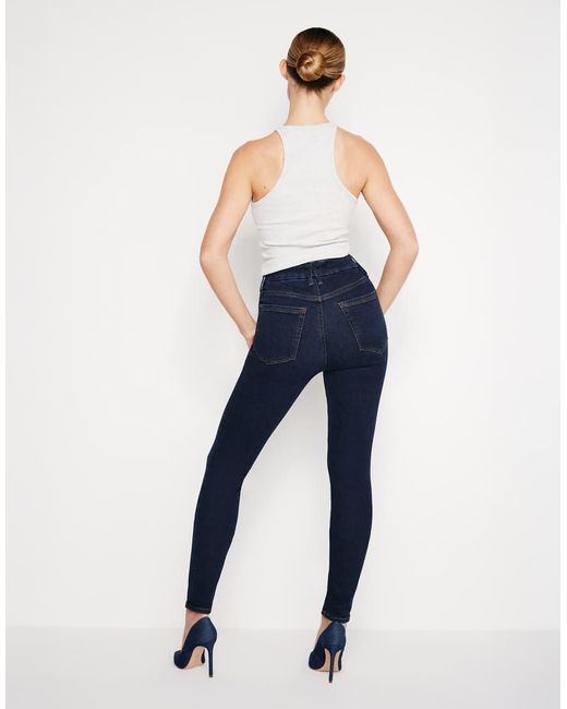 GOOD AMERICAN Blue Always Fits Good Legs Skinny Jeans