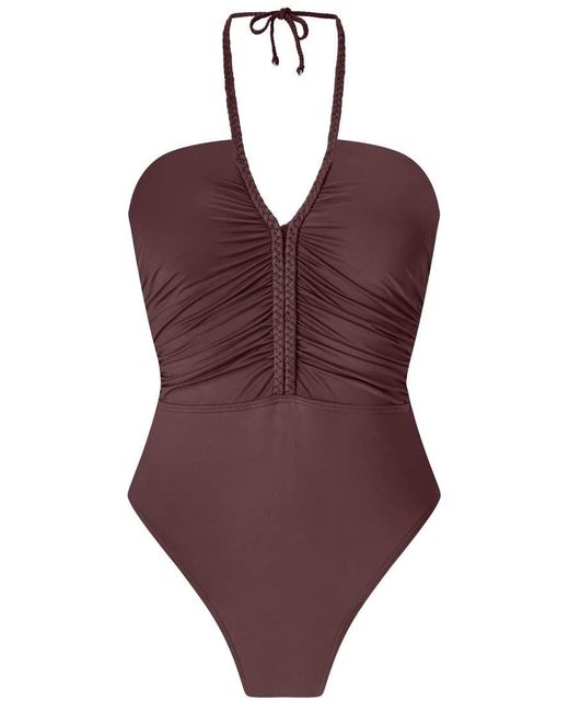 KBX Gray Knickerbox Collections Swimsuit