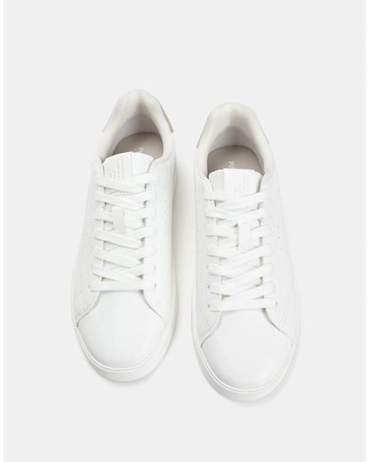 Pull&Bear Sneakers in het Natural voor heren