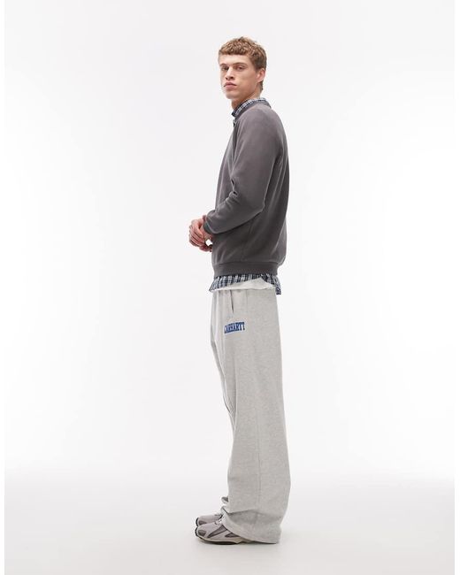 Carhartt Gray Pond Corps Sweat Pants for men