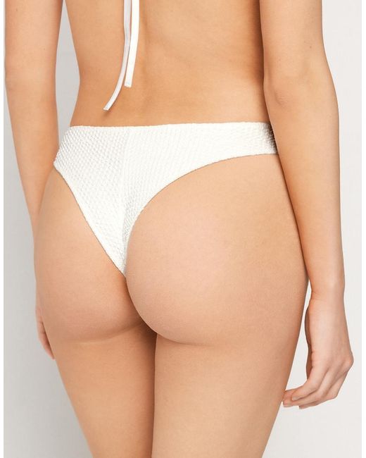 Tezenis Natural Piqué Wave Brazilian Bikini Bottoms