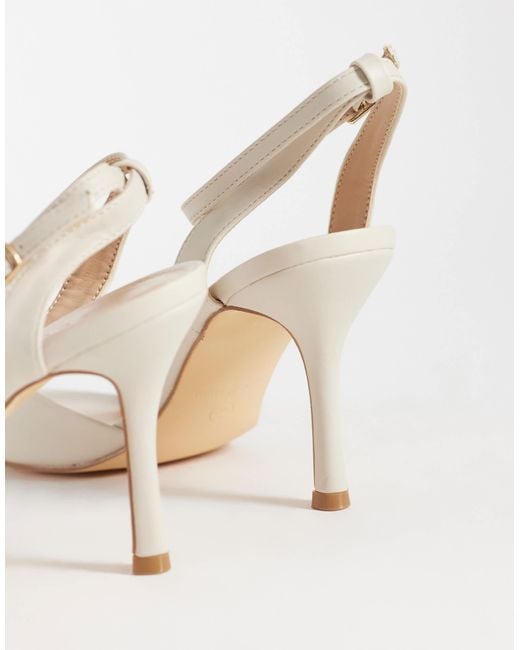 SEQWL White Lolly Heeled Sandals