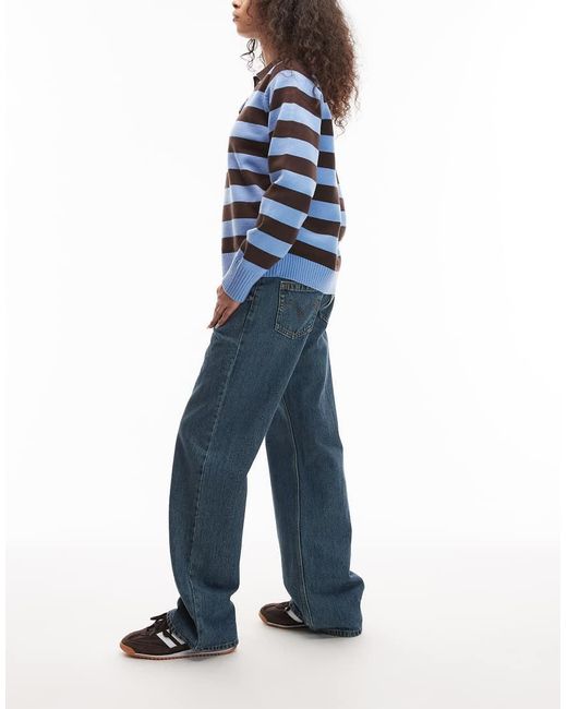 Levi's Blue Superlow Loose Jeans
