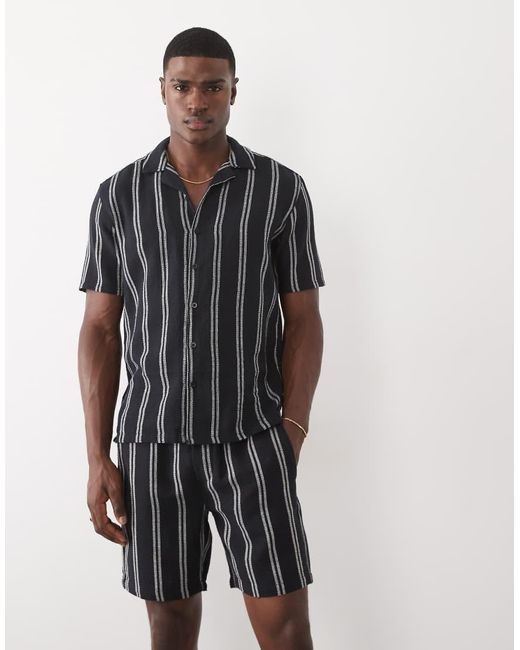 Only & Sons Blue Woven Shorts Co-ord for men
