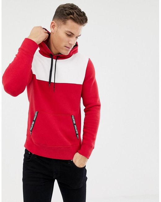 Hollister Cotton Color Block Taped Logo 
