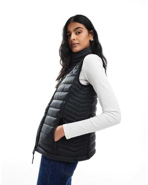 Superdry White Fuji Lite Padded Gilet