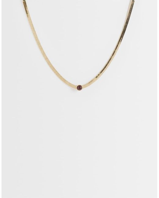 Mango White Beaded Necklace
