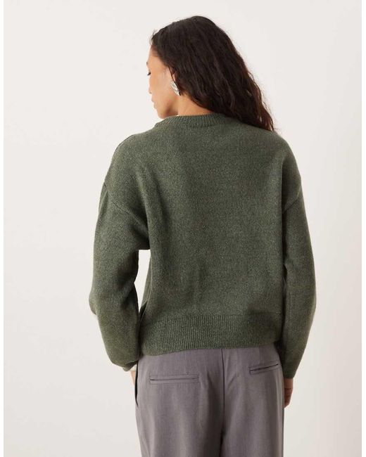 Vila Multicolor Pastel Check Knitted Jumper