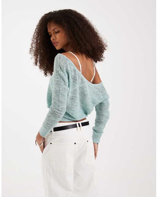 Free People Gray Soft Fine Gauge Pullover