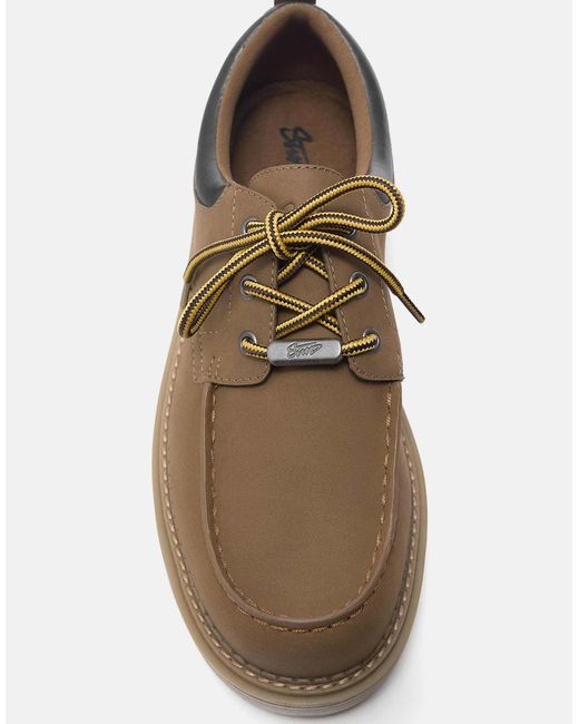 Pull&Bear – stwd – bootsschuhe in Brown für Herren