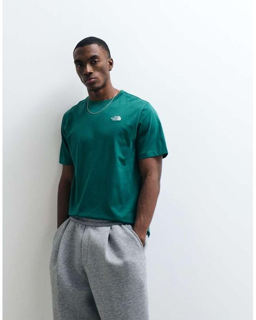 The North Face Green M Evolution Simple Dome Regular Short Sl for men