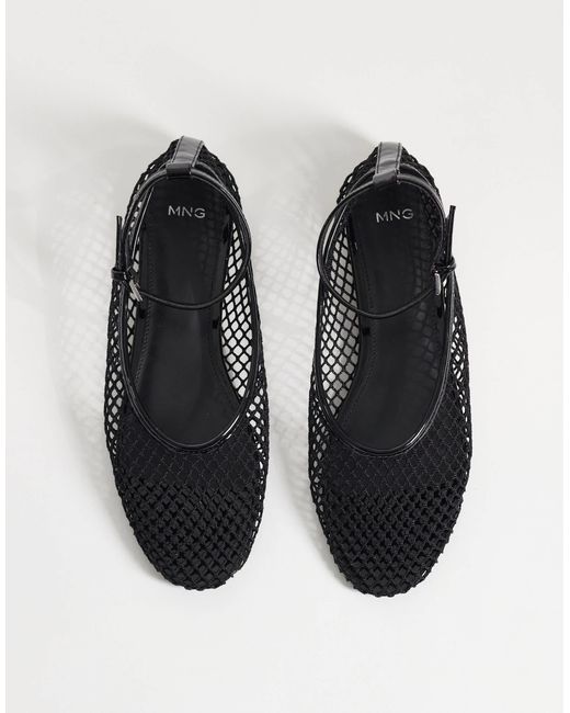Mango White – flache schuhe