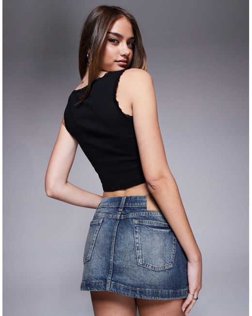 HUGO Blue Vest Top