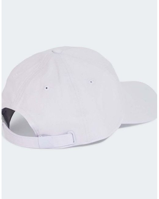 Adidas Originals White Dad Cap Tonal Logo