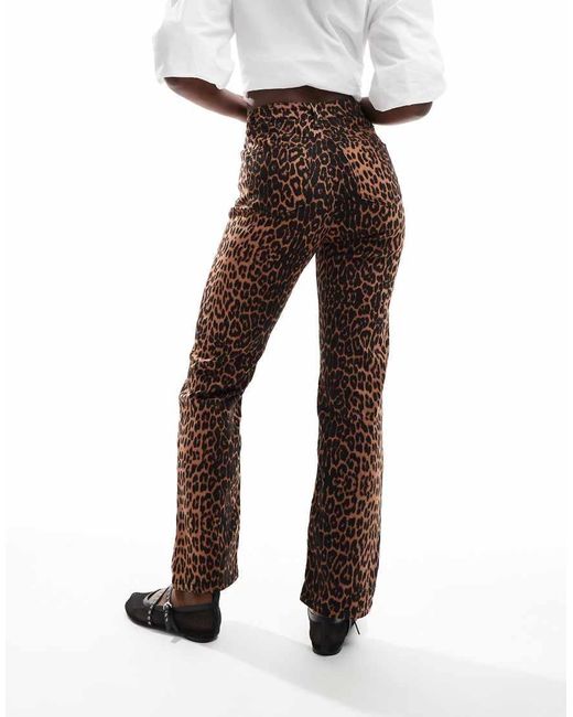 Miss Selfridge Jeans Met Rechte Pijpen in het Multicolor