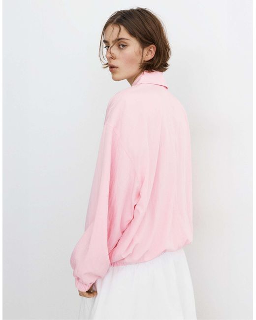 Veste ajustée fluide - thé Pull&Bear en coloris Pink