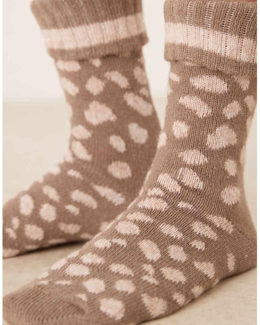 Calzettoni Comodi di ASOS in Natural