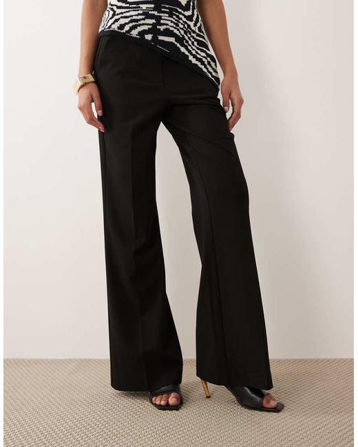 ASOS Black Tailored Snatch Flare Pants
