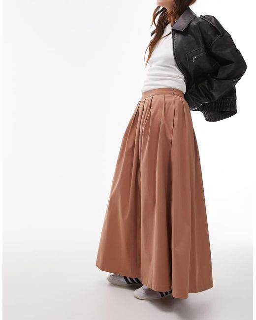 Gonna A Ruota Ampia di TOPSHOP in Multicolor