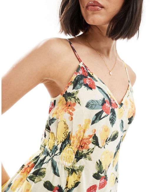 Vero Moda Metallic Cami Maxi Dress