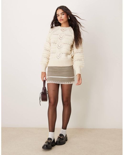 Vila Natural Detail Knitted Jumper