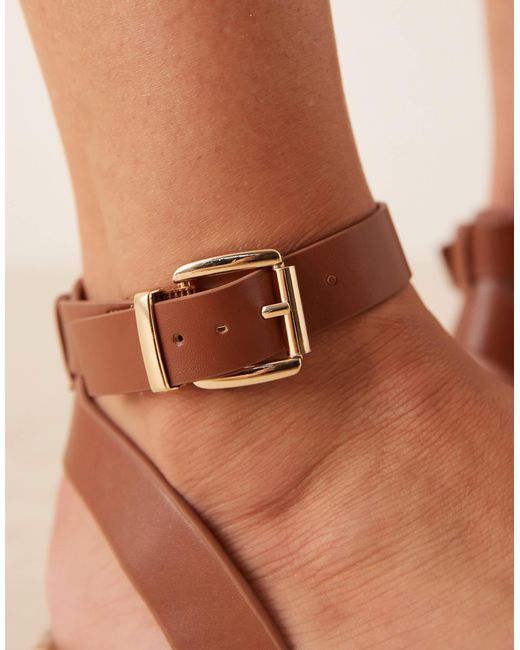 ASOS Natural Jilly Espadrille Sandals