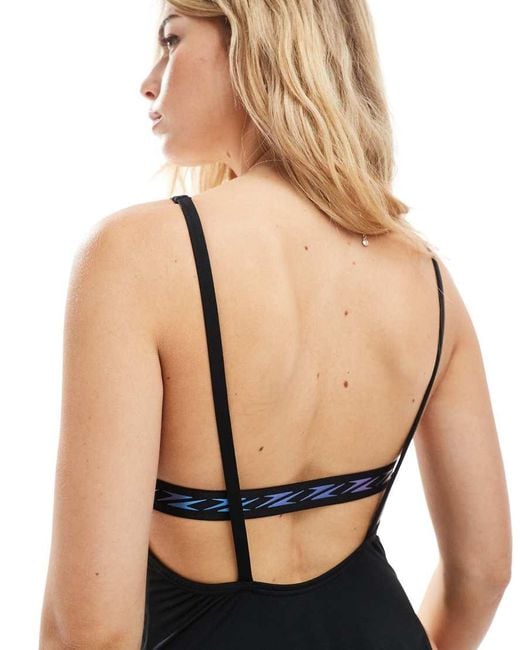 Speedo Natural Swimsuit Solid Logo Swimsuit