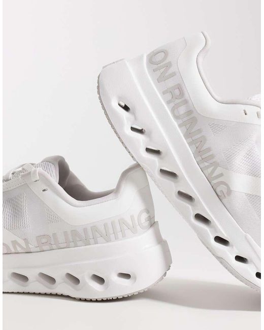 On Shoes White Cloudsurfer Next Running Trainers
