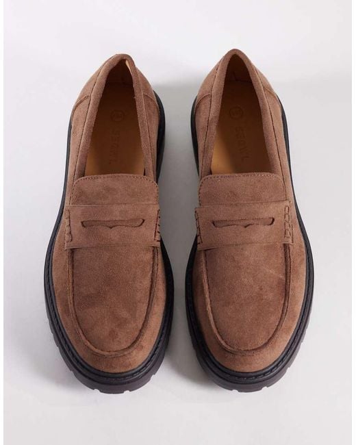 SEQWL White Pier Chunky Loafers for men