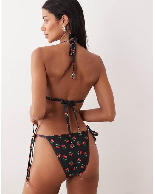 Peek & Beau Brown Tie Side Bikini Bottom