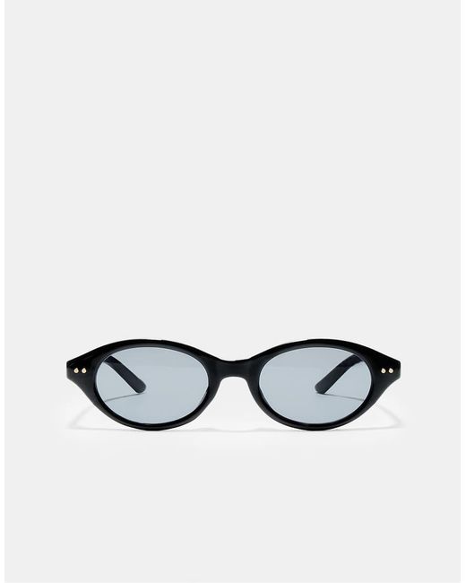 Stradivarius Brown Oval Sunglasses