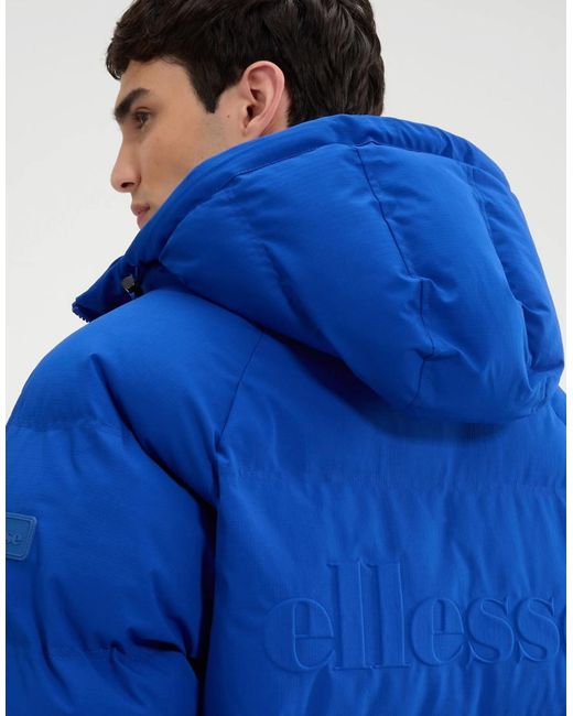 Ellesse Blue Raffaele Padded Jacket for men