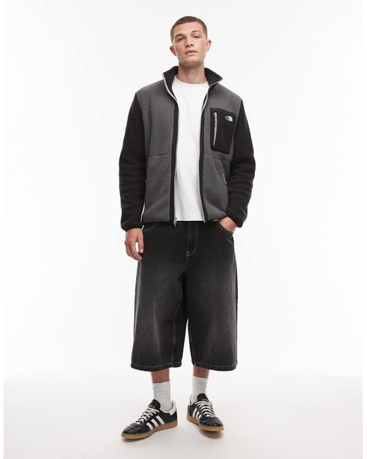 The North Face Black Yumiori Full Zip Colourblock Fleece for men