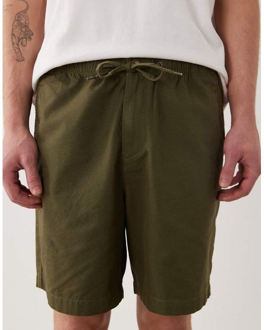 Barbour Natural Declan Patch Drawstring Short for men